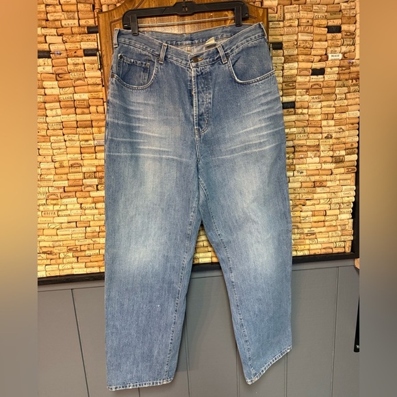 Vintage Y2K Abercrombie & Fitch 1892 button fly worn denim sz 36x32 made in USA - Picture 2 of 13